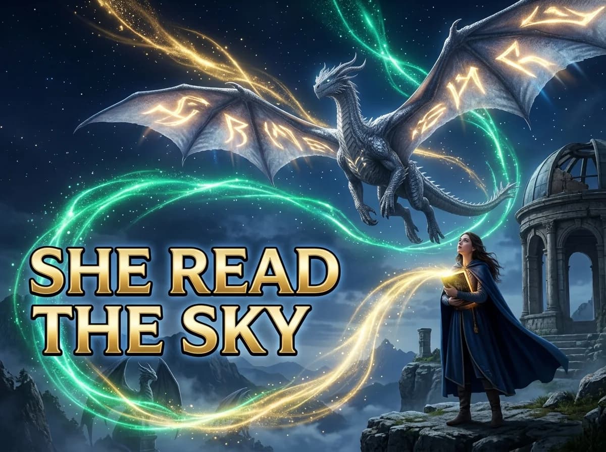 The Dragon Painted Spells Across The Sky